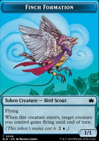 Finch Formation Token - Bloomburrow