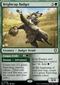 Brightcap Badger - Bloomburrow Commander Decks
