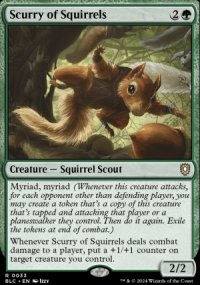 Scurry of Squirrels 1 - Bloomburrow Commander Decks