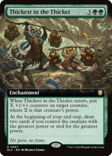 Thickest in the Thicket - Bloomburrow Commander Decks