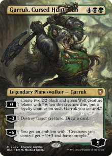 Garruk, Cursed Huntsman - Bloomburrow Commander Decks