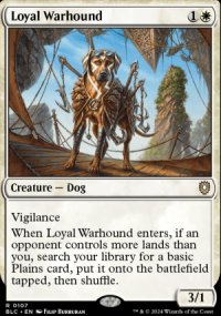 Loyal Warhound - Bloomburrow Commander Decks