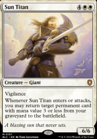 Sun Titan - Bloomburrow Commander Decks