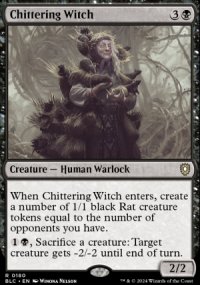 Chittering Witch - Bloomburrow Commander Decks