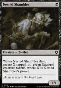 Nested Shambler - Bloomburrow Commander Decks