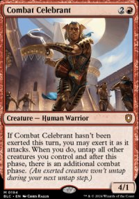 Combat Celebrant - Bloomburrow Commander Decks