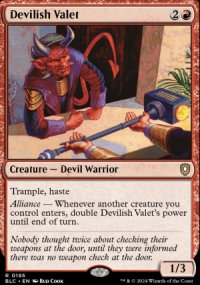 Devilish Valet - Bloomburrow Commander Decks