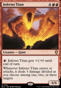 Inferno Titan - Bloomburrow Commander Decks