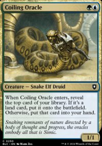 Coiling Oracle - Bloomburrow Commander Decks