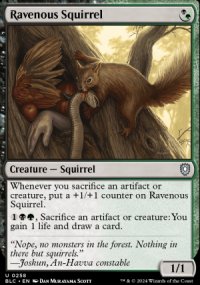 Ravenous Squirrel - Bloomburrow Commander Decks