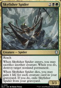 Skyfisher Spider - Bloomburrow Commander Decks