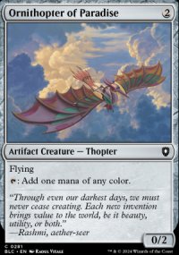Ornithopter of Paradise - Bloomburrow Commander Decks