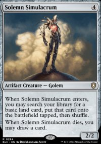 Solemn Simulacrum - Bloomburrow Commander Decks