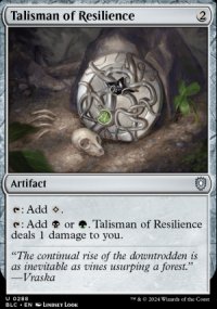 Talisman of Resilience - Bloomburrow Commander Decks