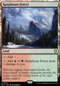 Karplusan Forest - Bloomburrow Commander Decks