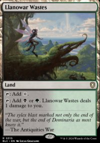 Llanowar Wastes - Bloomburrow Commander Decks