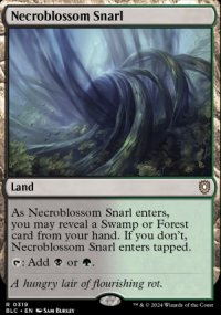 Necroblossom Snarl - Bloomburrow Commander Decks