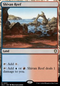Shivan Reef - Bloomburrow Commander Decks