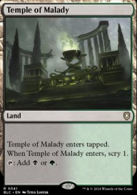 Temple of Malady - Bloomburrow Commander Decks