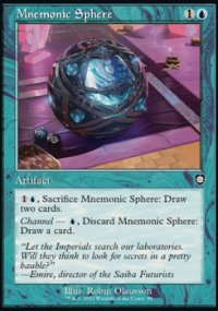 Mnemonic Sphere - The Brothers' War Commander Decks