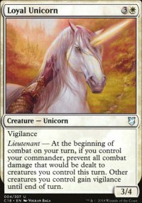 Loyal Unicorn - Commander 2018