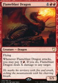Flameblast Dragon - Commander 2018
