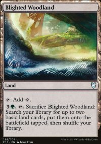 Blighted Woodland - Commander 2018