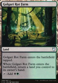 Golgari Rot Farm - Commander 2018