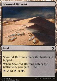 Scoured Barrens - Commander 2018