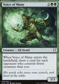 Voice of Many - Commander 2019