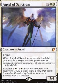Angel of Sanctions - Commander 2019