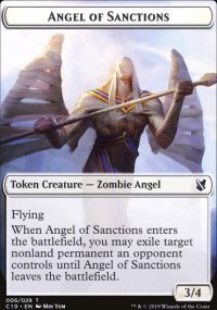 Angel of Sanctions Token - Commander 2019