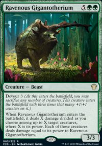 Ravenous Gigantotherium - Commander 2020