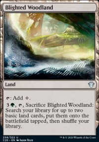 Blighted Woodland - Commander 2020