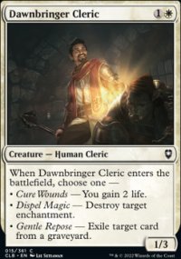 Dawnbringer Cleric - Commander Legends: Battle for Baldur's Gate