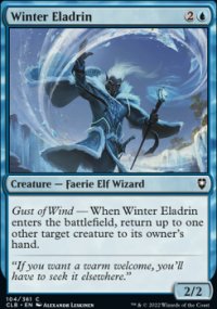 Winter Eladrin - Commander Legends: Battle for Baldur's Gate