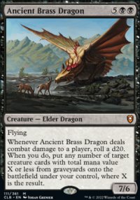 Ancient Brass Dragon 1 - Commander Legends: Battle for Baldur's Gate