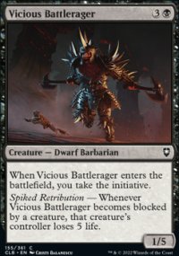 Vicious Battlerager - Commander Legends: Battle for Baldur's Gate
