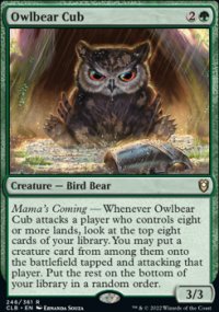 Owlbear Cub 1 - Commander Legends: Battle for Baldur's Gate