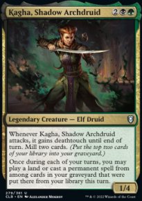 [Kagha, Shadow Archdruid] - Commander Legends: Battle for Baldur's Gate