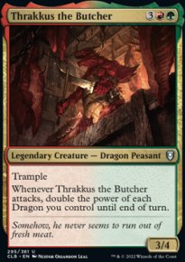 Thrakkus the Butcher 1 - Commander Legends: Battle for Baldur's Gate