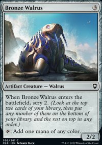 Bronze Walrus - Commander Legends: Battle for Baldur's Gate