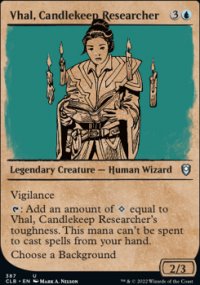 Vhal, Candlekeep Researcher - Commander Legends: Battle for Baldur's Gate