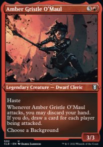 Amber Gristle O'Maul 3 - Commander Legends: Battle for Baldur's Gate
