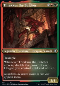 Thrakkus the Butcher 3 - Commander Legends: Battle for Baldur's Gate