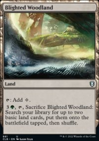 Blighted Woodland - Commander Legends: Battle for Baldur's Gate