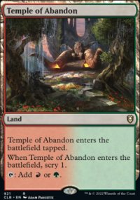Temple of Abandon - Commander Legends: Battle for Baldur's Gate