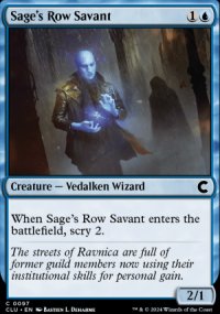 Sage's Row Savant - Ravnica: Clue Edition