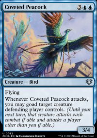Coveted Peacock - Commander Masters