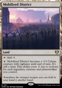 Mobilized District - Commander Masters